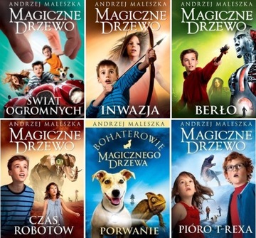 MAGICZNE DRZEWO TOMY 7-12 PAKIET, ANDRZEJ MALESZ..