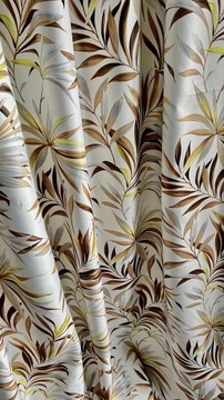 ТКАНЬ ДЛЯ ШТОР ПАЛЬМОВЫЙ ЛИСТ СОВРЕМЕННАЯ ШТОРА БЕЖЕВЫЙ ЭКРЮ КОРИЧНЕВЫЙ 280СМ