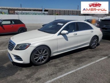 Mercedes Klasa S W222 2018 Mercedes-Benz Klasa S 2018, 3.0L, S 450, od ubezpieczalni