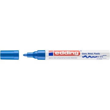 Масляный маркер Edding 750, круглый, 4 мм, синий