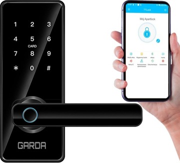 Klamka kodowa szyfr +RFID +Bluetooth +WiFi +TTLock