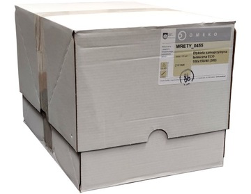 Etykiety termiczne 100 x 150 300szt. Zebra, Godex