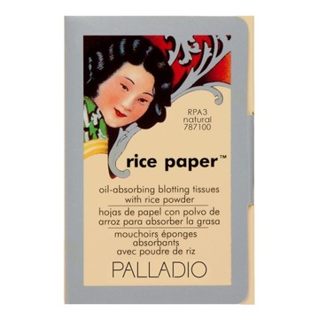 Palladio - Bibułki - puder ryżowy - naturalny
