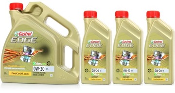 CASTROL CASTROL OIL 0W20 4L EDGE / SP / C5/C6 / GF-6 / DEX1 GEN3 / STJLR.0