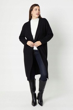Wallis NH3 gfx klasyczny czarny sweter kardigan narzutka M