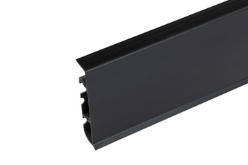 Listwa przypodłogowa czarna PCV HI-line prestige