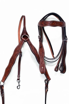 ЗАПАДНАЯ УЗДЕЧКА ИЗ США ПОВОДЬЯ + РАЗМЕР НАГРУДНИКА. Полный