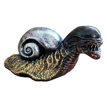 Posąg ogrodowy Alien Ślimak Śmieszne zwierzęce ozdoby trawnikowe Wystrój wn