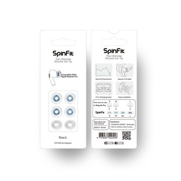 SpinFit CP1025-L предназначен для AirPods Pro Size. л