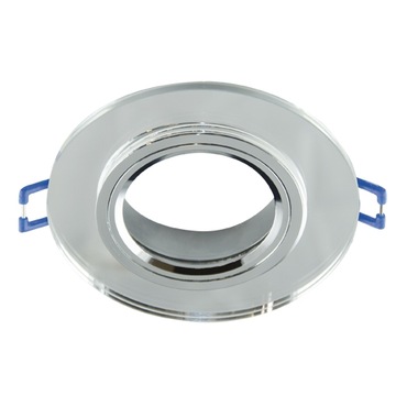 Oprawa oczko szklane PRZEZROCZYSTE SELENA OKRĄGŁA