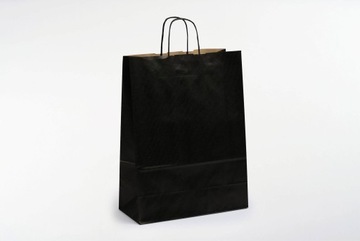 TORBA PAPIEROWA CZARNA 305X170x445 30x17x44 TORBY
