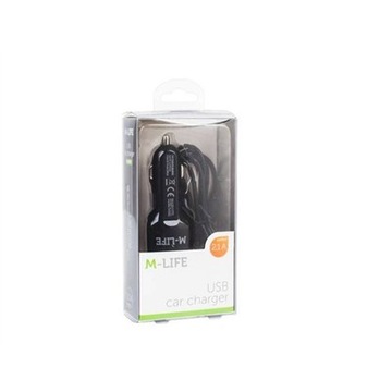 Ładowarka samochodowa USB-C 2.1A M-life