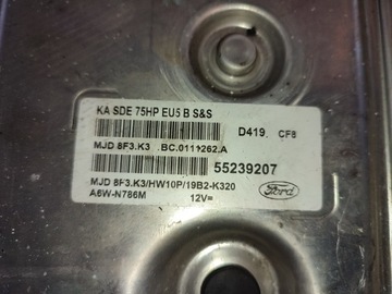 FORD KA II JEDNOTKA ŘÍZENÍ MOTORU EVROPA