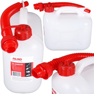 Канистра для бензина AL-KO 5л, прозрачная - прочная