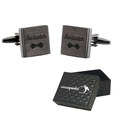 Запонки для свадебной рубашки WITNESS