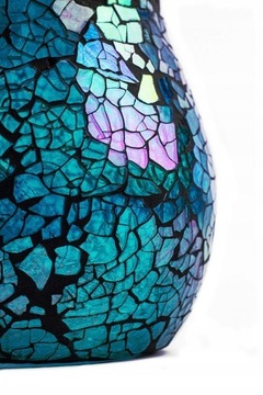 РАЗНООБРАЗНАЯ СИНЯЯ МОЗАИКА АРОМАТИРОВАННЫЙ ВОСК КАМИН