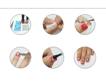 ВЫПУКЛЫЕ 5D НАКЛЕЙКИ для самоклеящегося украшения ногтей эффект М-1059