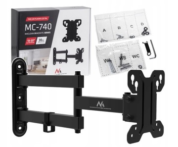 UCHWYT TELEWIZORA WIESZAK MONITORA 23'' REGULOWANY