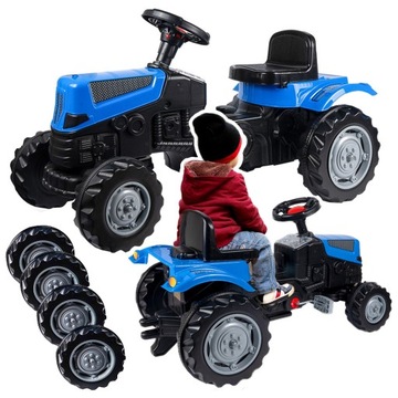 ТРАКТОР С ПЕДАЛАМИ ОГРОМНЫЙ ТРАКТОР ДЛЯ ВЕЛОСИПЕДА ДЛЯ ДЕТЕЙ 95см ГРУГ 95см