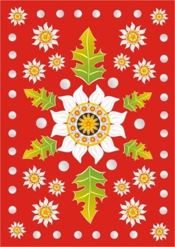 Plakat Podhale Szarotka, czerwona