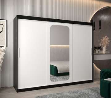 Szafa przesuwna garderoba PROMO T2 250 z lustrem