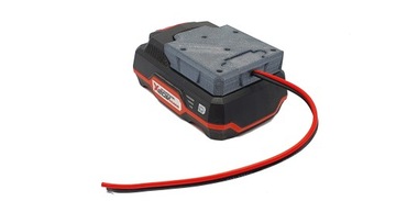 Адаптер Parkside x20v с разъемами и кабелями