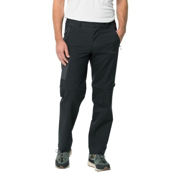 JACK WOLFSKIN ACTIVE TRACK ZIP OFF M PANTS (54) Męskie Spodnie