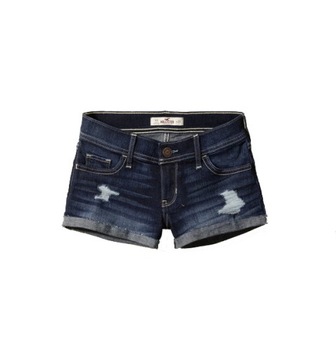 spodenki szorty Hollister Abercrombie 00 W23 XXS