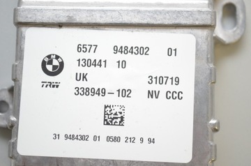 9484302 MODUL AIRBAG BMW I3 I01 ELEKTR. 125KW 2019