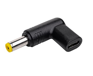 2X PRZEJŚCIÓWKA Z USB-C GNIAZDO 5.5X2.5MM ADAPTER ASUS MSI LENOVO TOSHIBA