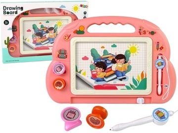 МАГНИТНАЯ ДОСКА С РОЗОВОЙ МАРКОЙ НАДПИСЬЮ