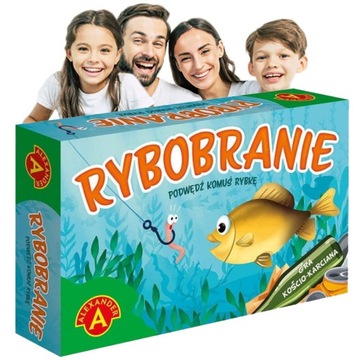 Gry PLANSZOWE Rodzinne Rybobranie dla 5 latków INTERAKCYJNA Prosta i Wesoła