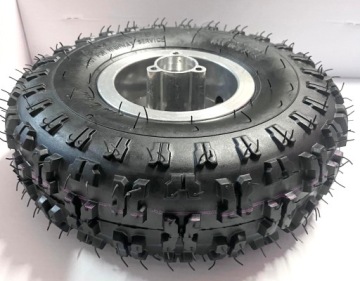 Заднее колесо 4.10-4 Mini Quad 49cc с ободом и шиной ALU