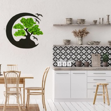 КАРТИНА МОХ БОНСАЙ МОХ ЦЕЛЛИУМ ЖИВАЯ КАРТИНА ДЕРЕВО ЖИЗНИ ПОДАРОЧНАЯ ГРАВИРОВКА