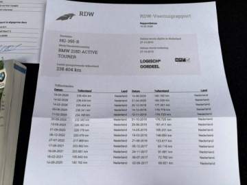 BMW Seria 2 F22-F23-F45-F46 Gran Tourer 218d 150KM 2015 BMW 218 2.0d 150 KM Skóry Hak odpinany, zdjęcie 33