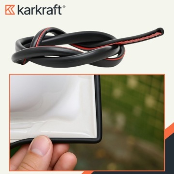 АВТОМОБИЛЬНАЯ ДВЕРЬ КРАЯ ПРОТЕКТОР ОБОД ПРОФИЛЬ БАМПЕР ЧЕРНЫЙ 5 М