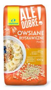 Płatki OWSIANE do Owsianki Mleka Jogurtu Ciastek BŁYSKAWICZNE Lewiatan 500g