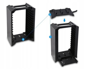 ИРИС Подставка для 24 игровых коробок с подвеской для гарнитуры или VR-очков.