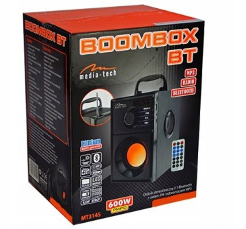 РАДИО БЕСПРОВОДНОЙ ДИНАМИК USB SD BOOMBOX MEDIA-TECH Пульт дистанционного управления - для сада