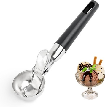ŁYŻKA DO LODÓW STAL NIERDZEWNA KULKI LODOWE 20CM