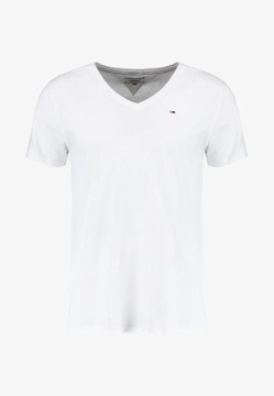 Tommy Jeans T-Shirt DM0DM04410 biały Regular Fit XXL