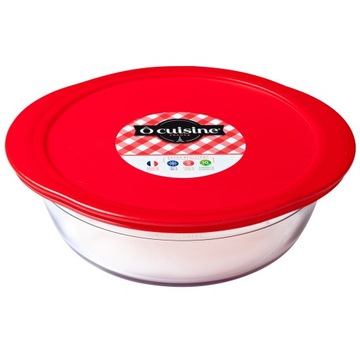 40480 OCUISINE NACZYNIE ŻAROODPORNE Z POKRYWKĄ 18C