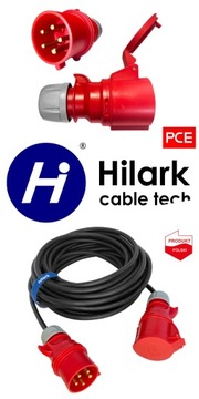 Przejściówka, adapter siłowy 32A na 16A 10m