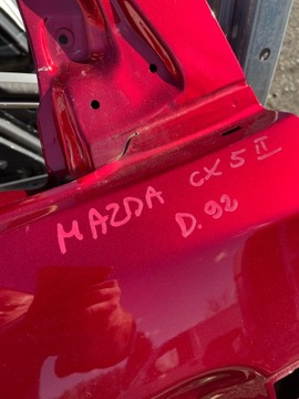 DVEŘE LEVÉ ZADNÍ MAZDA CX5 II 2 LEVÝ
