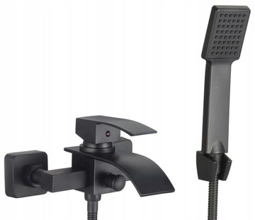 BATERIA WANNOWA ŁAZIENKOWA KASKADA BLACK CZARNA