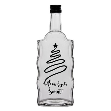5X BUTELKA CHOINKA NA ŚWIĘTA BIMBER LIKIER 500ML