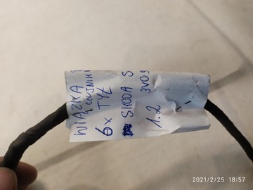 6 ЖГУТ ПРОВОДОВ ЗАДНЕГО БАМПЕРА PDC ДЛЯ SKODA SUPERB III