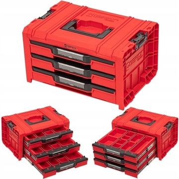 QBRICK PRO DRAWER RED SKRZYNKA NARZĘDZIOWA TOOLBOX