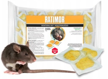 PRZYNĘTA WABIK NA MYSZY SZCZURY KUNY GRYZONIE DO ŻYWOŁAPKI RATIMOR 1KG
