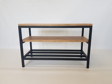 СКАМЬЯ ДЛЯ ОБУВИ LOFT HALLEY с полкой 60 см